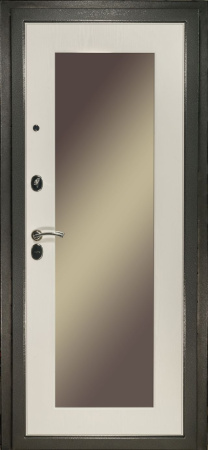 Входная дверь MIRROR 3K ясень белый