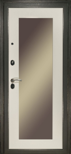 Входная дверь MIRROR 3K ясень белый