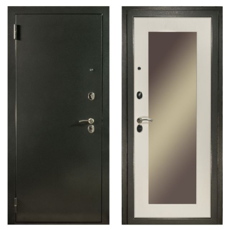 Входная дверь MIRROR 3K ясень белый