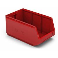 Пластиковый складской лоток 500x300x250 мм красный