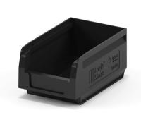 Пластиковый складской лоток 165x100x75 мм черный