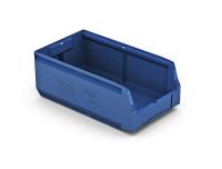 Пластиковый складской лоток 400x225x150 мм синий