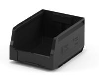 Пластиковый складской лоток 300x225x150 мм черный