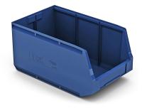 Пластиковый складской лоток 500x300x250 мм синий