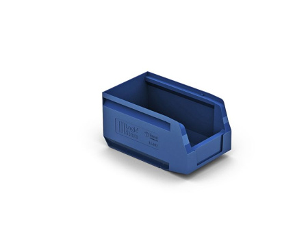 Пластиковый складской лоток 250x150x130 мм синий