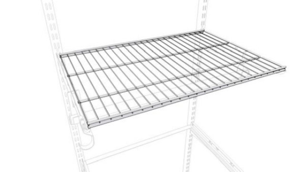 Полка сетчатая GSh 60х50 белая