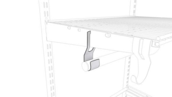 Кронштейн штанги GRB белый